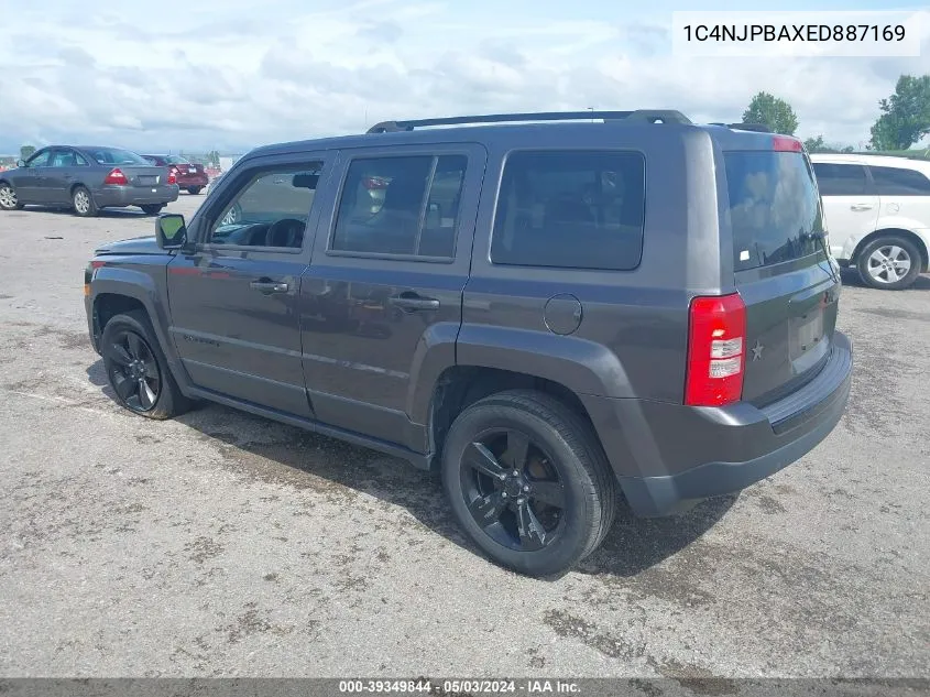 2014 Jeep Patriot Altitude VIN: 1C4NJPBAXED887169 Lot: 39349844