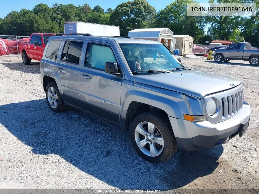 2014 Jeep Patriot Latitude VIN: 1C4NJRFB7ED891646 Lot: 39736259