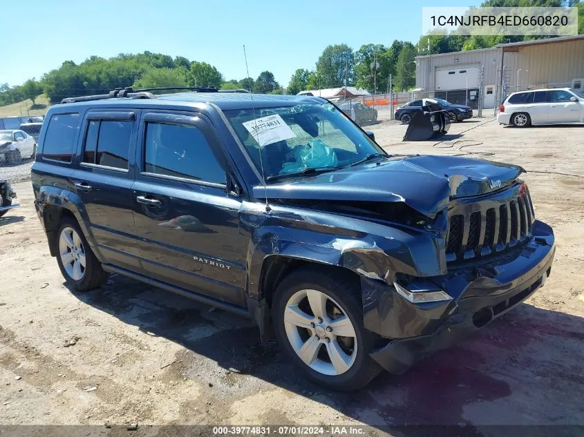 2014 Jeep Patriot Latitude VIN: 1C4NJRFB4ED660820 Lot: 39774831