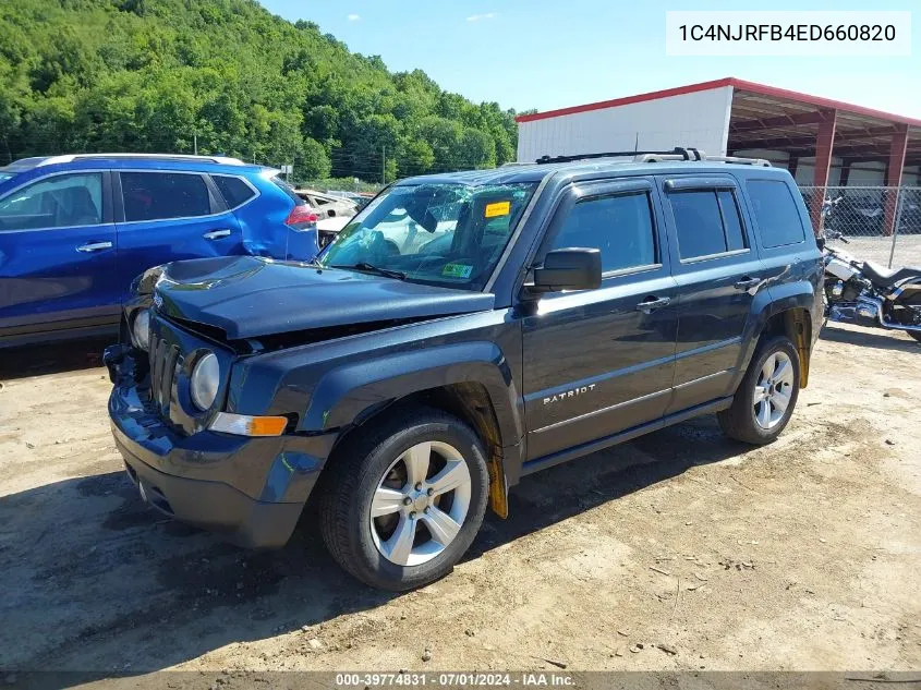 2014 Jeep Patriot Latitude VIN: 1C4NJRFB4ED660820 Lot: 39774831