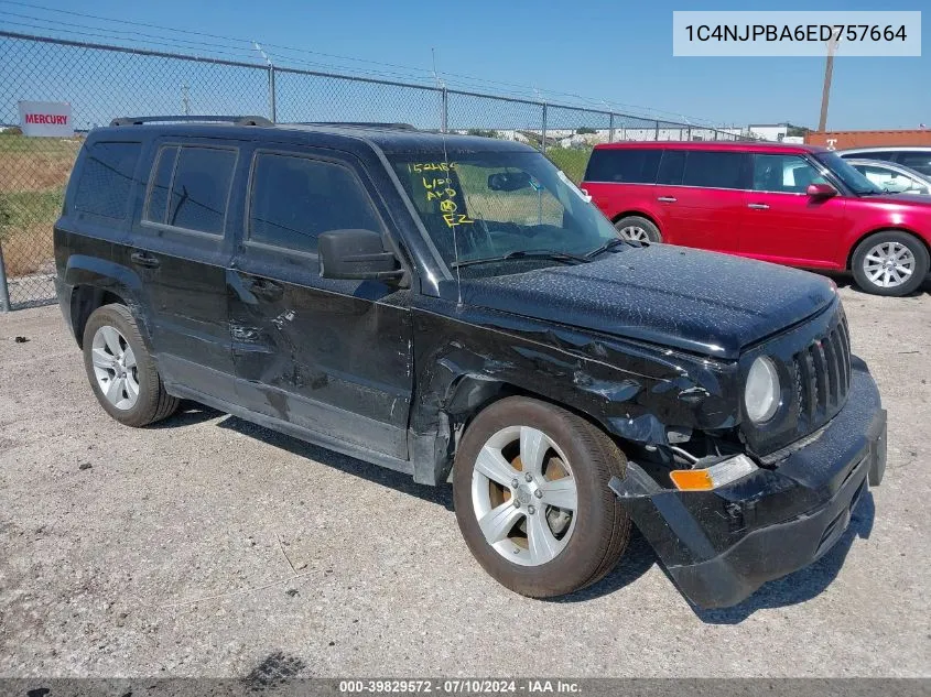 2014 Jeep Patriot Altitude VIN: 1C4NJPBA6ED757664 Lot: 39829572