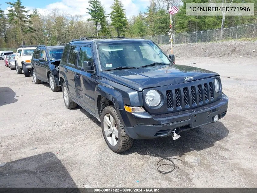 2014 Jeep Patriot Latitude VIN: 1C4NJRFB4ED771996 Lot: 39877122