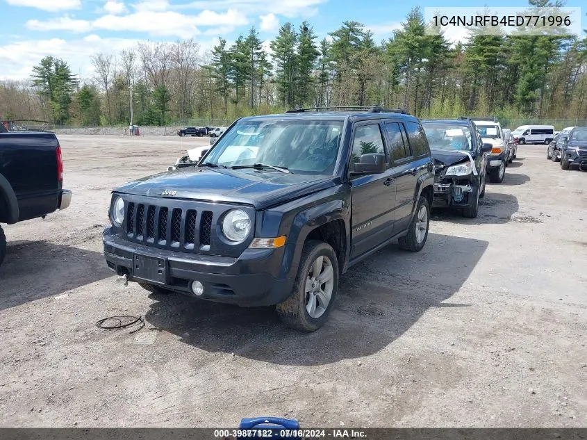 2014 Jeep Patriot Latitude VIN: 1C4NJRFB4ED771996 Lot: 39877122