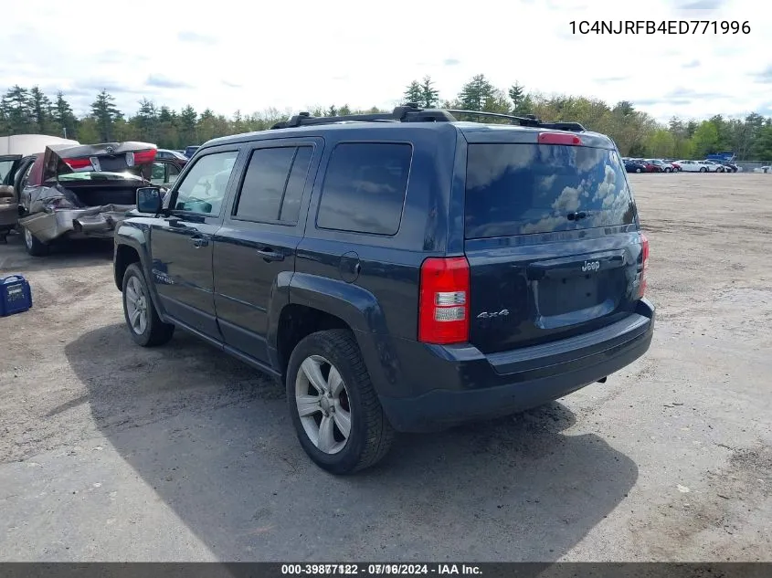 1C4NJRFB4ED771996 2014 Jeep Patriot Latitude