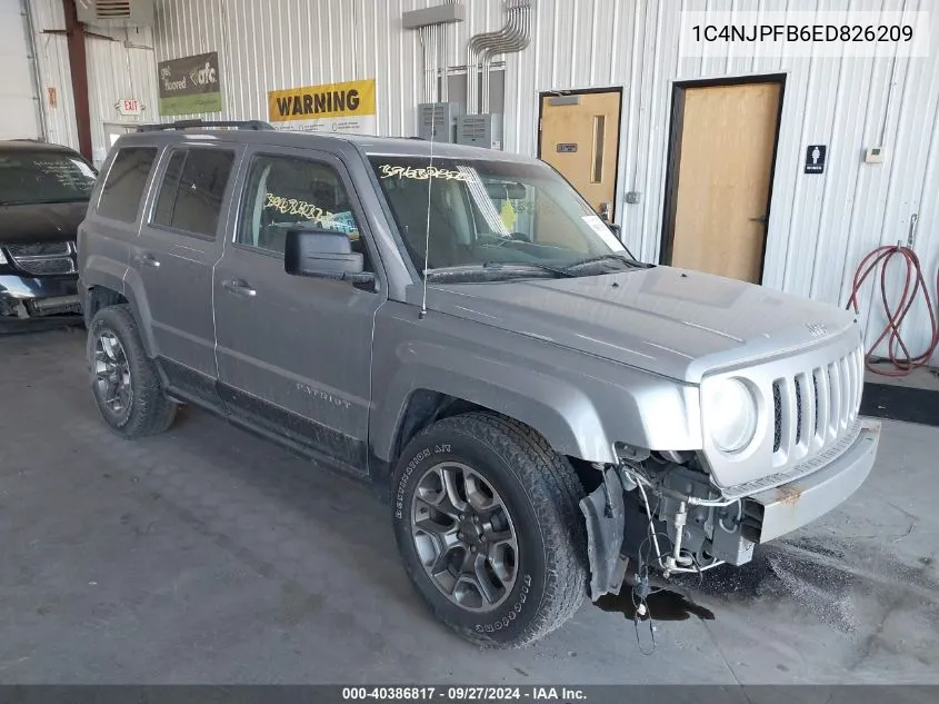 2014 Jeep Patriot Latitude VIN: 1C4NJPFB6ED826209 Lot: 40386817