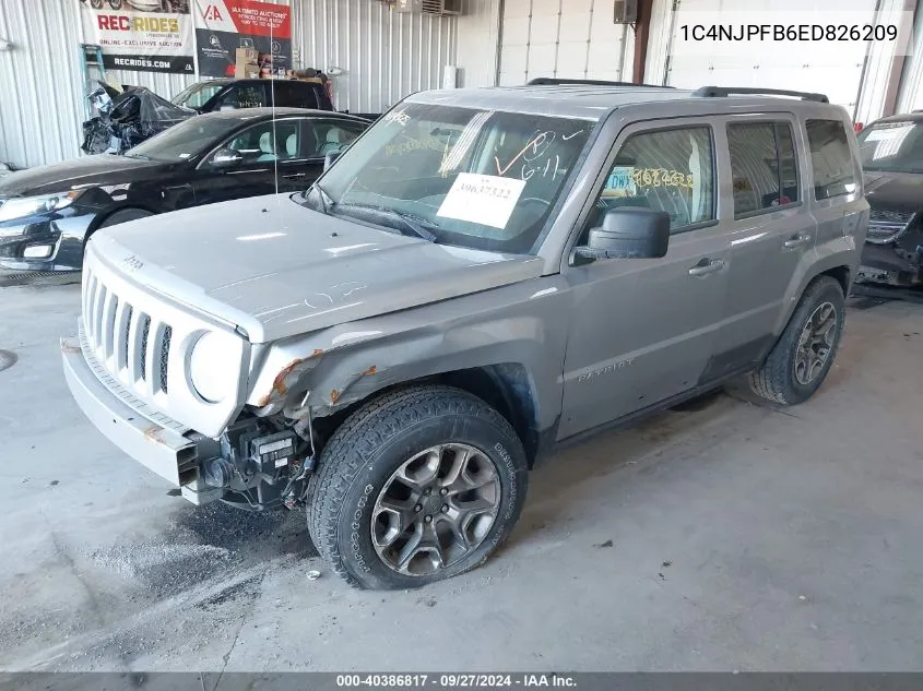 2014 Jeep Patriot Latitude VIN: 1C4NJPFB6ED826209 Lot: 40386817