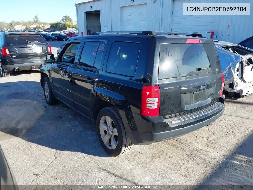 2014 Jeep Patriot Limited VIN: 1C4NJPCB2ED692304 Lot: 40505285