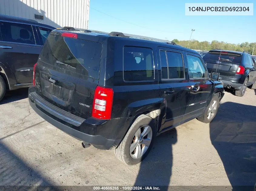 1C4NJPCB2ED692304 2014 Jeep Patriot Limited