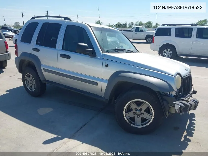 2014 Jeep Patriot Latitude VIN: 1C4NJPFA3ED618523 Lot: 40507828