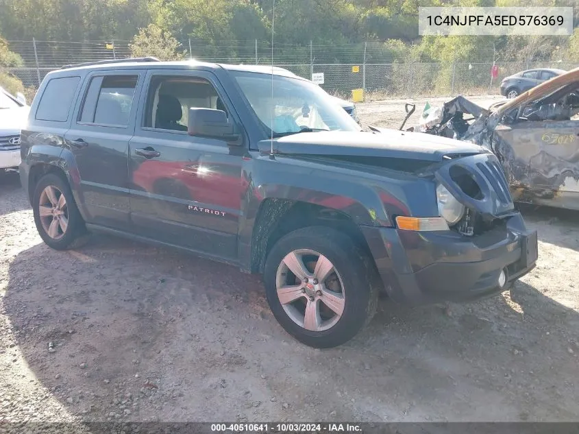 1C4NJPFA5ED576369 2014 Jeep Patriot Latitude