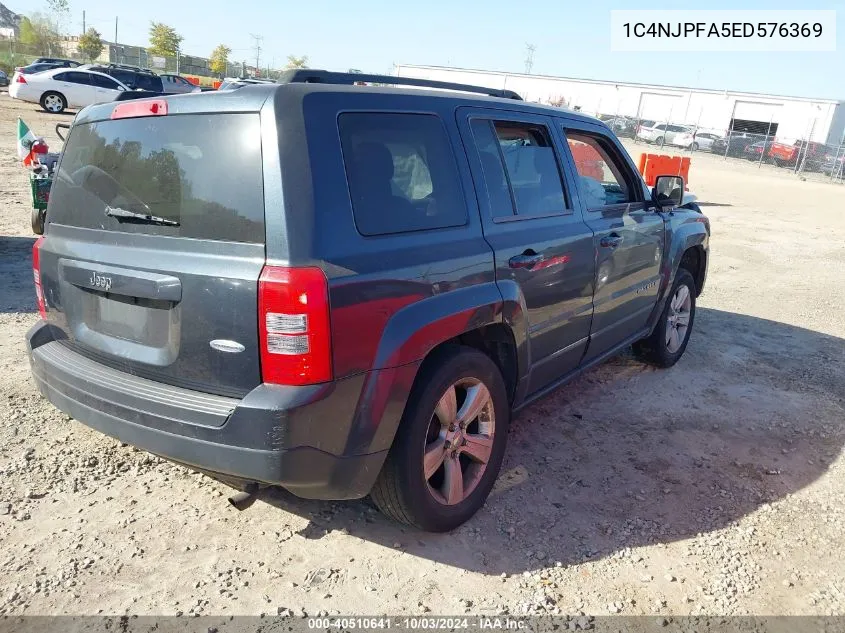 1C4NJPFA5ED576369 2014 Jeep Patriot Latitude