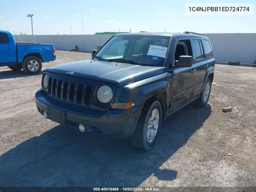 1C4NJPBB1ED724774 2014 Jeep Patriot Sport