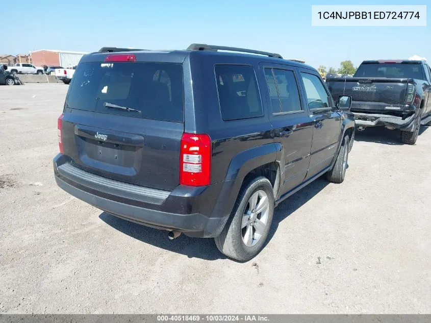 1C4NJPBB1ED724774 2014 Jeep Patriot Sport