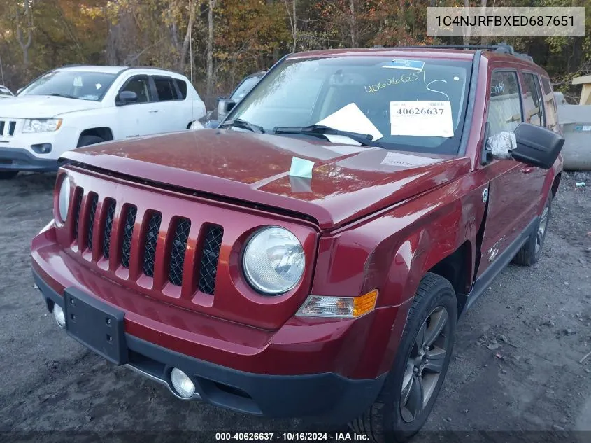 1C4NJRFBXED687651 2014 Jeep Patriot Latitude