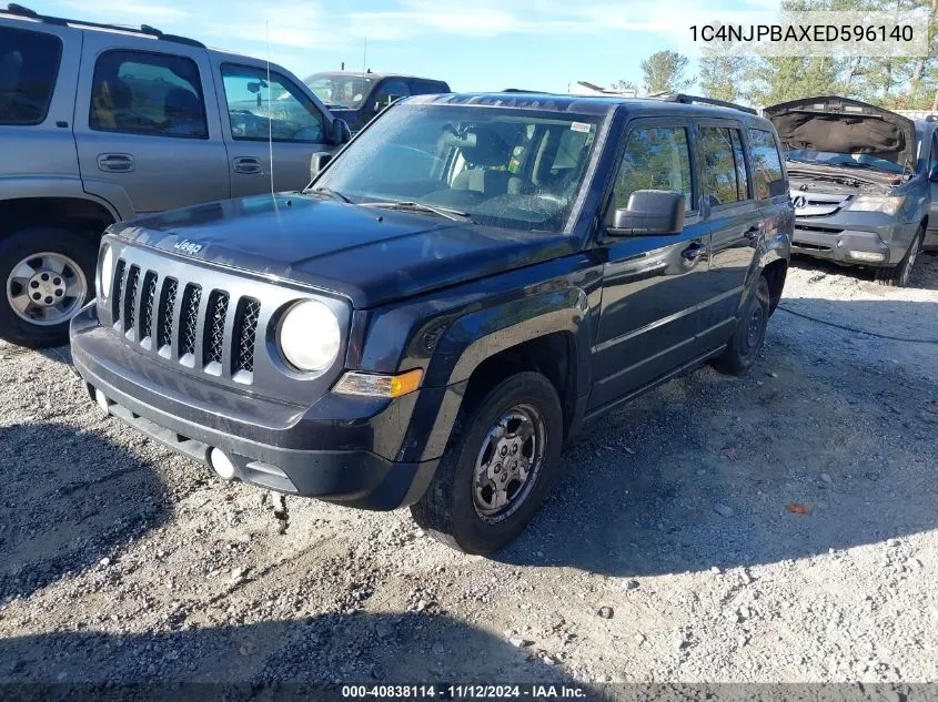 2014 Jeep Patriot Sport VIN: 1C4NJPBAXED596140 Lot: 40838114