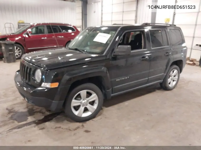 2014 Jeep Patriot Latitude VIN: 1C4NJRFB8ED651523 Lot: 40920861