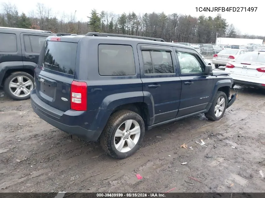 2015 Jeep Patriot Latitude VIN: 1C4NJRFB4FD271497 Lot: 39439199