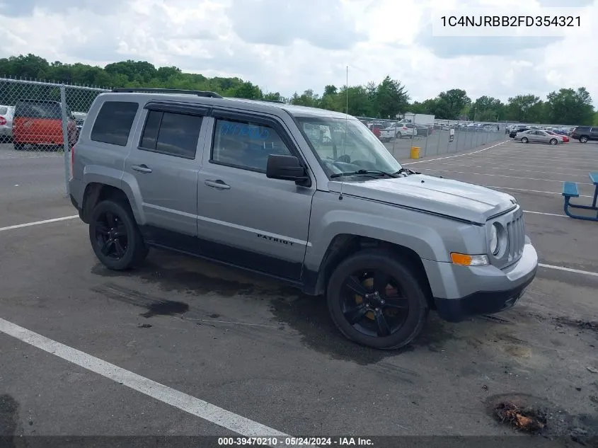 2015 Jeep Patriot Altitude Edition VIN: 1C4NJRBB2FD354321 Lot: 39470210