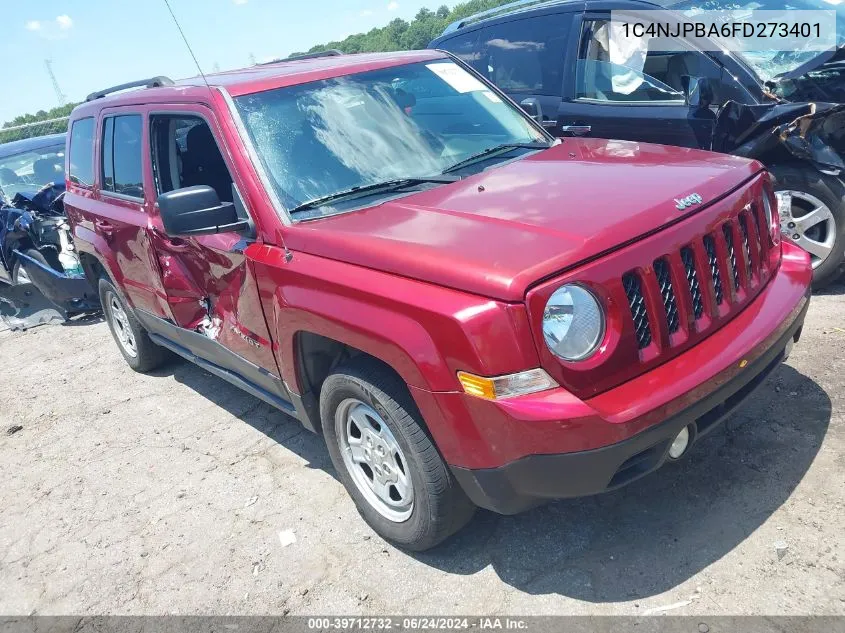 2015 Jeep Patriot Sport VIN: 1C4NJPBA6FD273401 Lot: 39712732