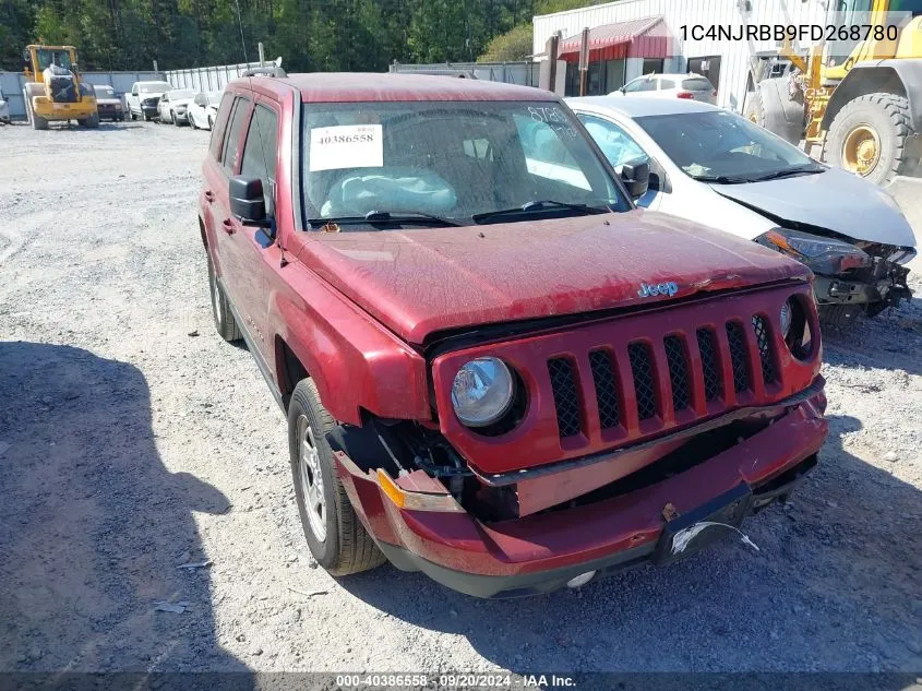 1C4NJRBB9FD268780 2015 Jeep Patriot Sport