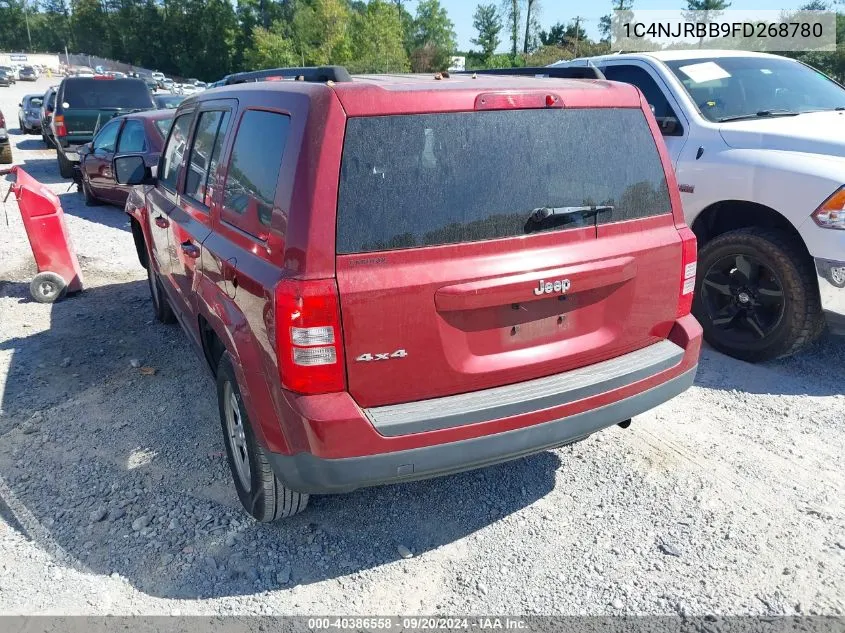 1C4NJRBB9FD268780 2015 Jeep Patriot Sport