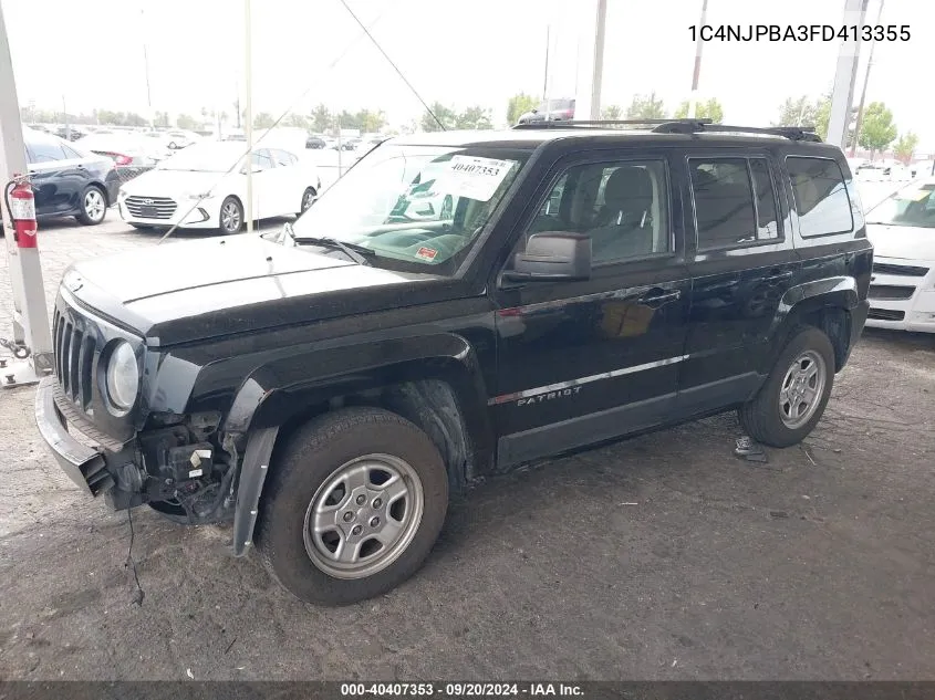 1C4NJPBA3FD413355 2015 Jeep Patriot Sport