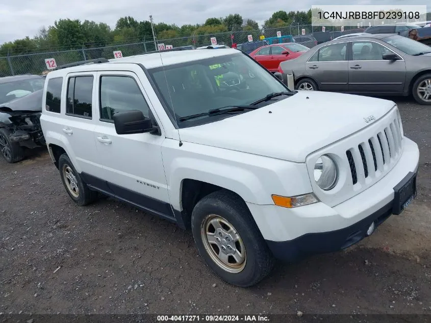 1C4NJRBB8FD239108 2015 Jeep Patriot Sport