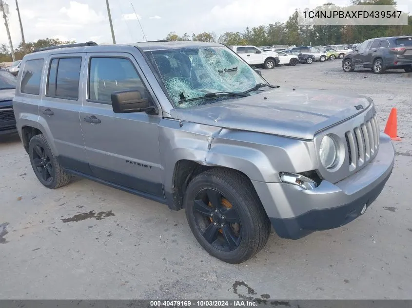 1C4NJPBAXFD439547 2015 Jeep Patriot Altitude Edition