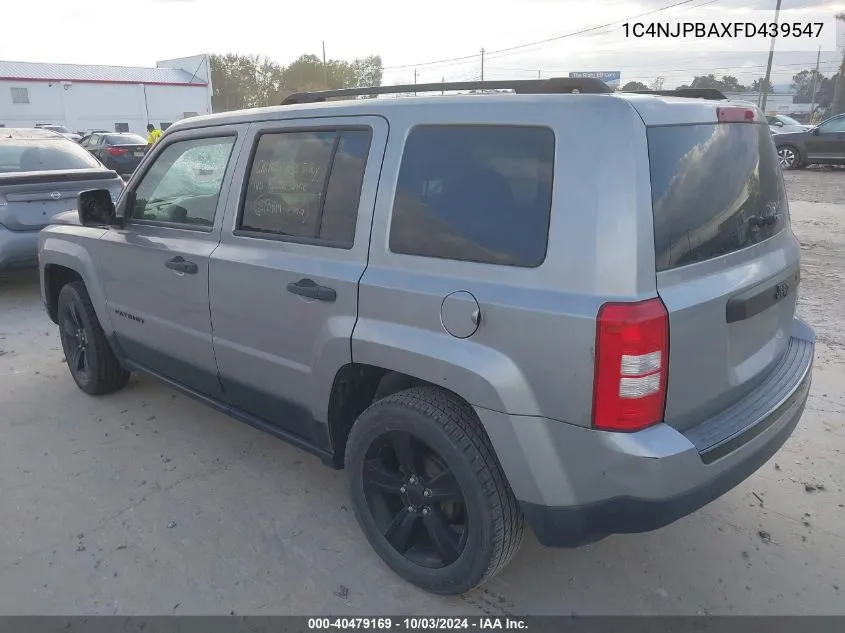 1C4NJPBAXFD439547 2015 Jeep Patriot Altitude Edition