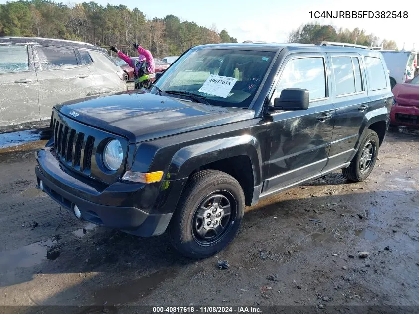 2015 Jeep Patriot Sport VIN: 1C4NJRBB5FD382548 Lot: 40817618