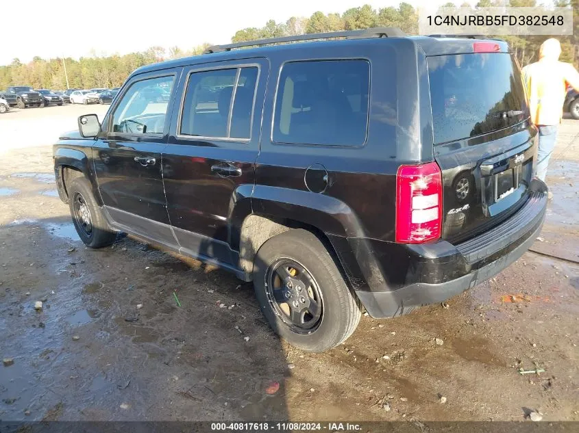 2015 Jeep Patriot Sport VIN: 1C4NJRBB5FD382548 Lot: 40817618