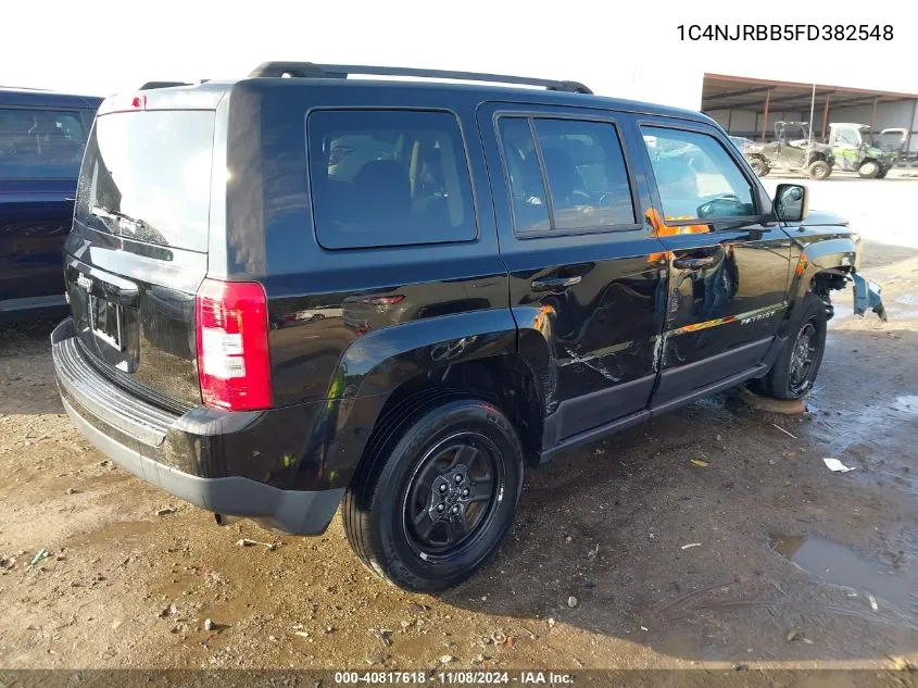 2015 Jeep Patriot Sport VIN: 1C4NJRBB5FD382548 Lot: 40817618