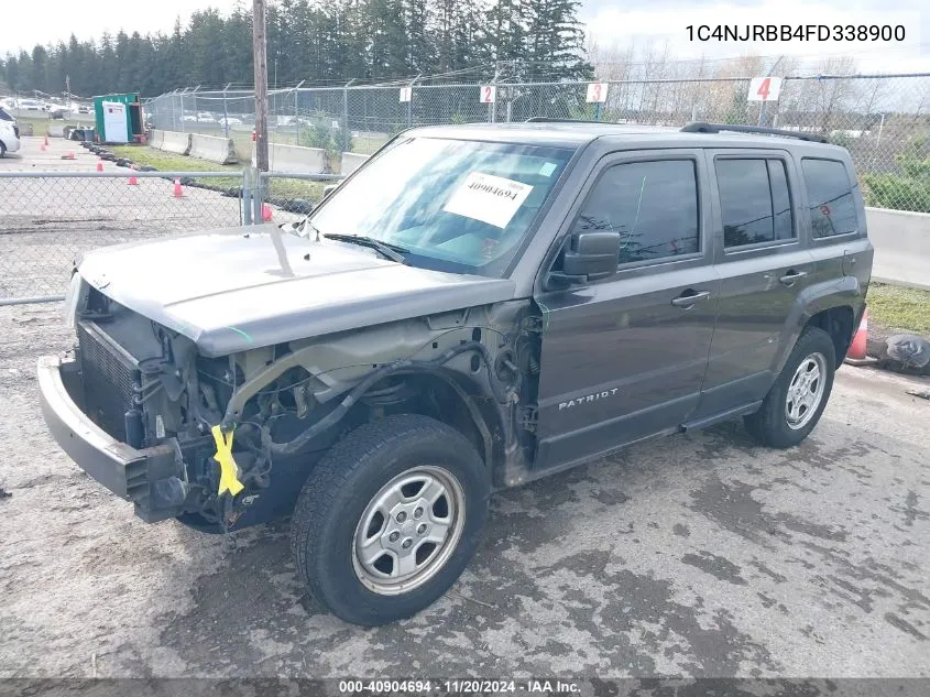 1C4NJRBB4FD338900 2015 Jeep Patriot Sport