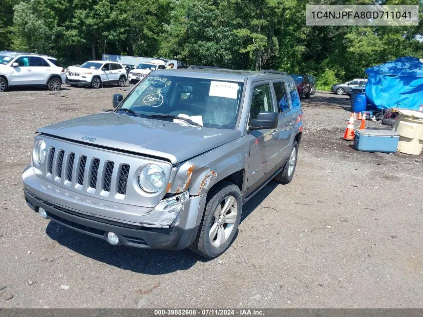 2016 Jeep Patriot Latitude VIN: 1C4NJPFA8GD711041 Lot: 39852608