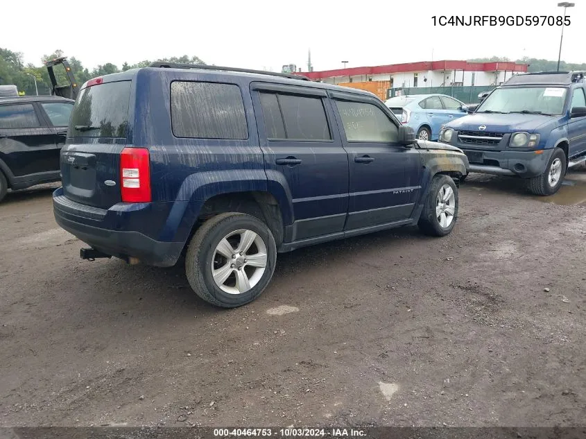 1C4NJRFB9GD597085 2016 Jeep Patriot Latitude