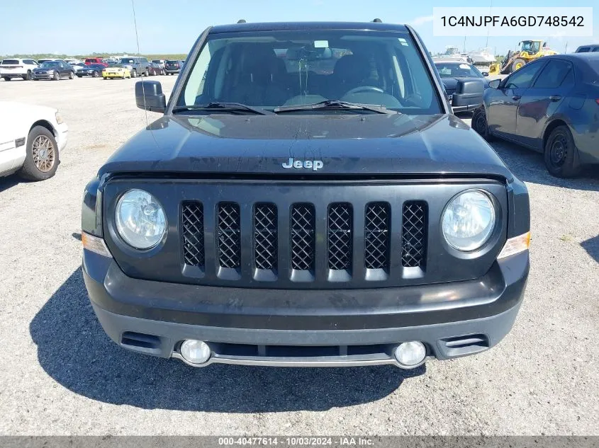 1C4NJPFA6GD748542 2016 Jeep Patriot High Altitude Edition