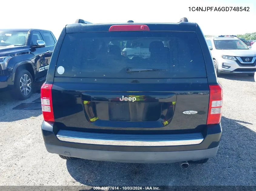 1C4NJPFA6GD748542 2016 Jeep Patriot High Altitude Edition