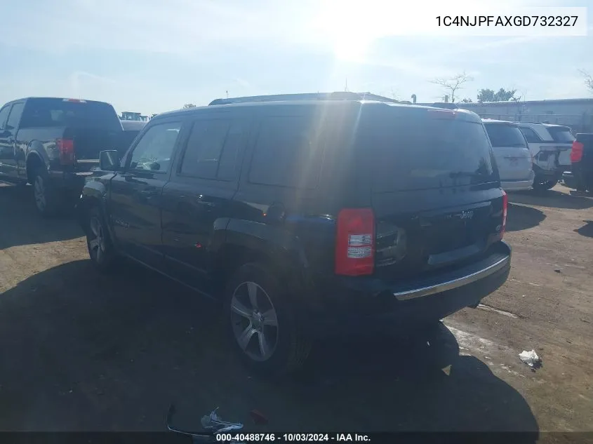 1C4NJPFAXGD732327 2016 Jeep Patriot High Altitude Edition