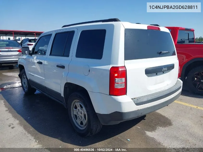 1C4NJPBA2GD628811 2016 Jeep Patriot Sport