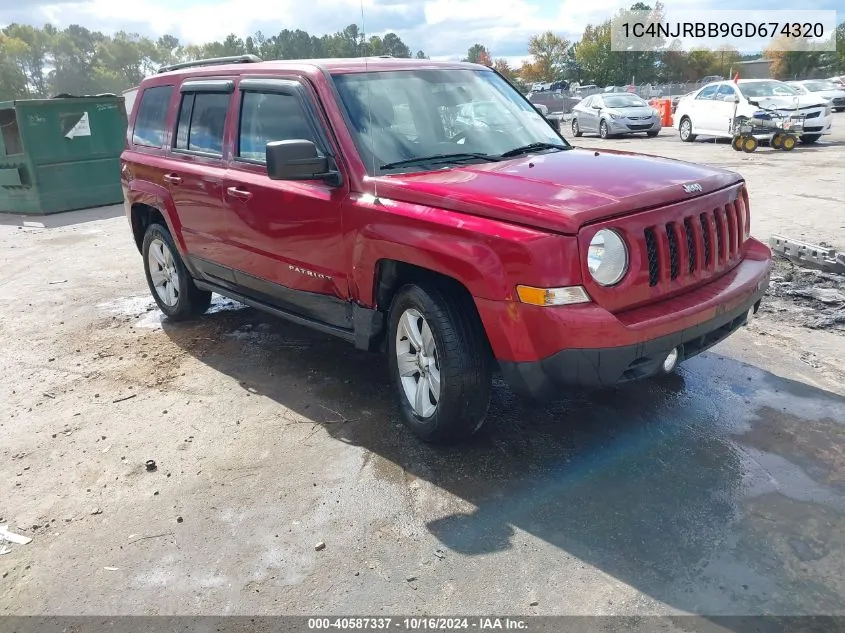 2016 Jeep Patriot Sport VIN: 1C4NJRBB9GD674320 Lot: 40587337