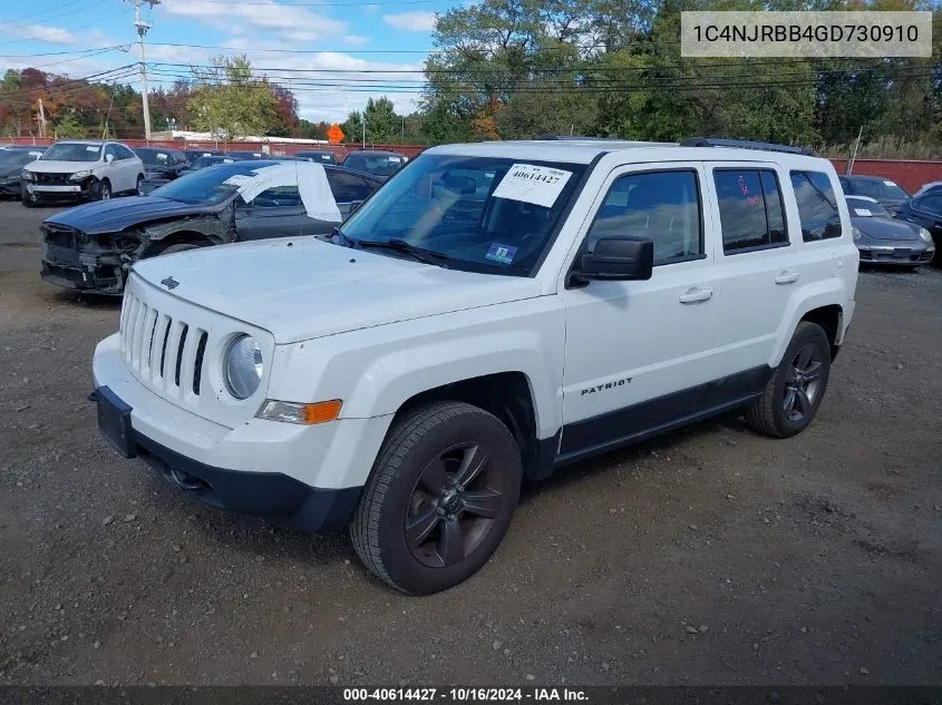 2016 Jeep Patriot Sport Se VIN: 1C4NJRBB4GD730910 Lot: 40614427