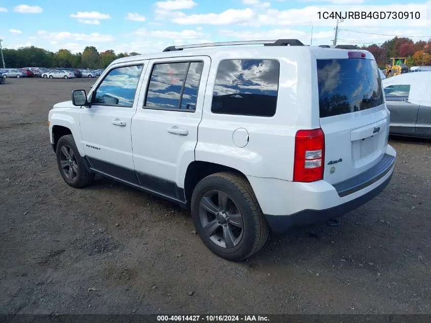 2016 Jeep Patriot Sport Se VIN: 1C4NJRBB4GD730910 Lot: 40614427