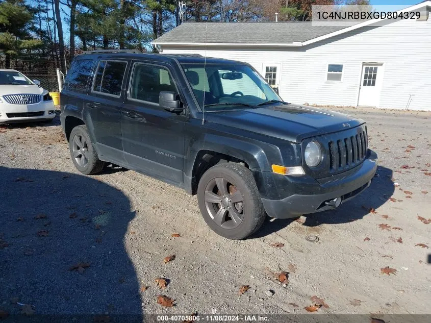 2016 Jeep Patriot Sport Se VIN: 1C4NJRBBXGD804329 Lot: 40705806