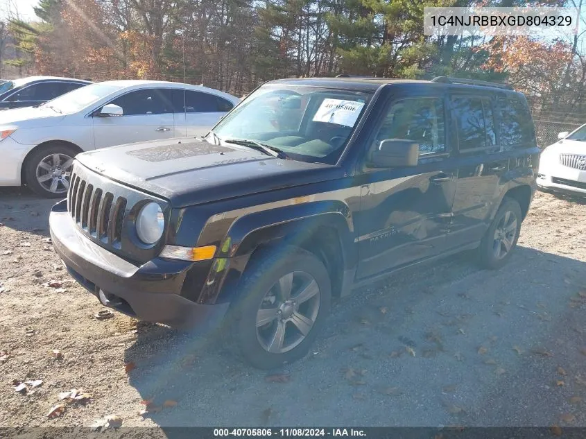 2016 Jeep Patriot Sport Se VIN: 1C4NJRBBXGD804329 Lot: 40705806