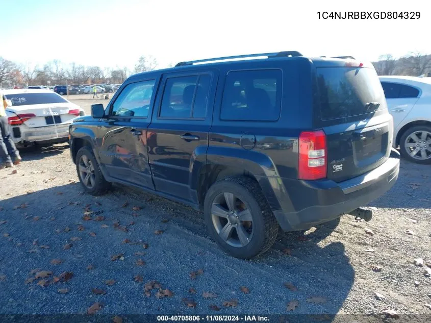 2016 Jeep Patriot Sport Se VIN: 1C4NJRBBXGD804329 Lot: 40705806