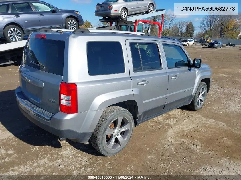 2016 Jeep Patriot High Altitude Edition VIN: 1C4NJPFA5GD582773 Lot: 40813505