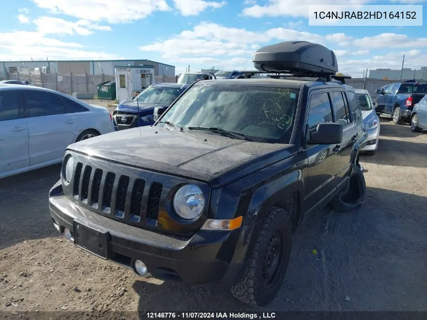 2017 Jeep Patriot VIN: 1C4NJRAB2HD164152 Lot: 12146776