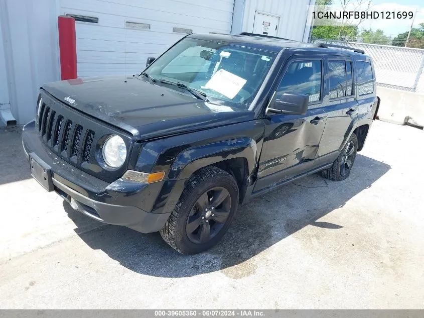 2017 Jeep Patriot Latitude 4X4 VIN: 1C4NJRFB8HD121699 Lot: 39605360