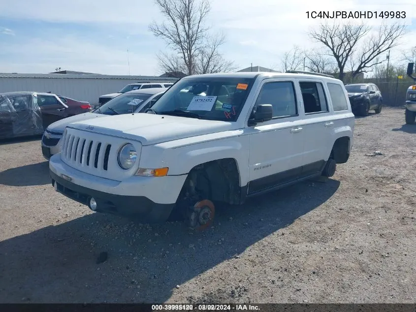 1C4NJPBA0HD149983 2017 Jeep Patriot Sport Fwd