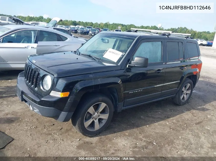 1C4NJRFB8HD112646 2017 Jeep Patriot High Altitude 4X4